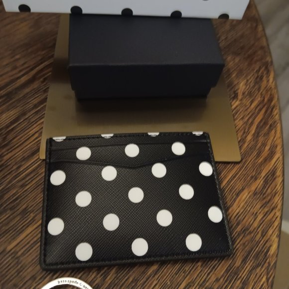KATE SPADE CARD HOLDER N  DOUBLE FACED KEYCHAIN - Picture 9 of 10